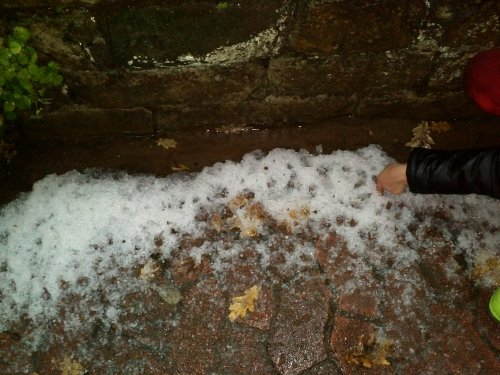 Hail in hand